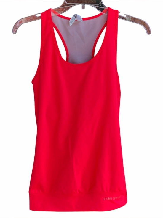 Under Armour Tops - 🥳Under Armour Racerback EUC Coral Built In Bra/Semi Fitted Size Small —#018